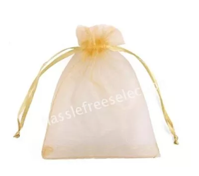 25-100x Organza Bag Sheer Bags Wedding Candy Jewellery Packaging Gift Party • $9.79