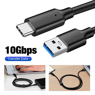 60W USB C 3.1 Gen 2 Fast Charge&10 Gbps Data Sync Cable For Android Auto/MacBook • $9.99