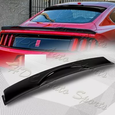 For 2015-2020 Ford Mustang Coupe Black ABS Rear Window Roof Visor Spoiler Wing • $48.99