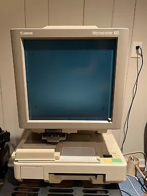 Used Canon M32044 Microprinter 60 Microfiche Microfilm Reader • $439