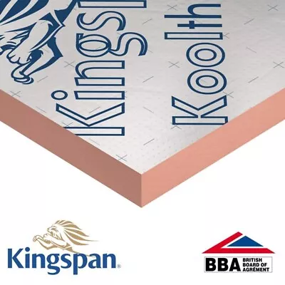£782.40 • Buy Kingspan Kooltherm K112 Framing Board - 4 Sheet Deal - 2400x1200x120mm