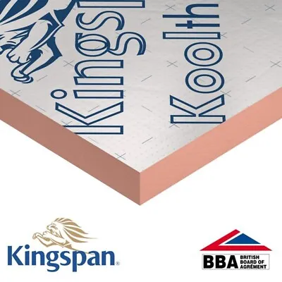 £561.60 • Buy Kingspan Kooltherm K112 Framing Board - 4 Sheet Deal - 2400x1200x80mm