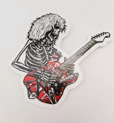 Eddie Van Halen Waterproof Glossy Vinyl Sticker Decal Logo 2.5 X2.5  • $2.95