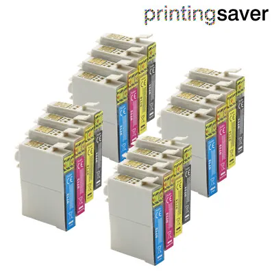 £12.56 • Buy 16 Ink Cartridges Non-oem For Epson DX6050 DX7000F DX7400 DX7450 DX8400 DX8450