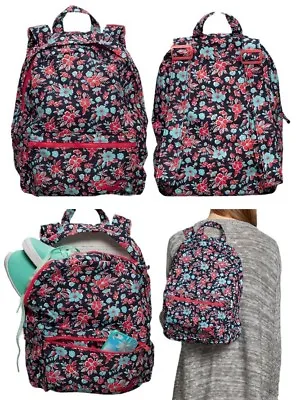 HOLLISTER Floral Backpack NeW Women's CLASSIC SoCal Tote Bag Book Bag Hobo NWT • £31.34