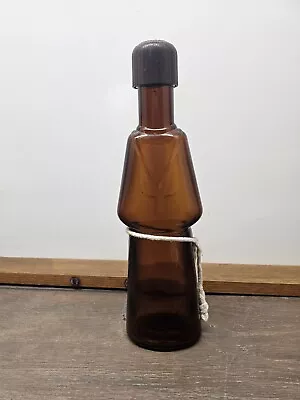 Italy Frangelico Liqueur 1L Bottle Decanter Amber Monk Shape Empty Vintage 12.5  • $9.95