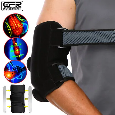 £18.69 • Buy Elbow Support Strap Brace Band Black Gym Tennis Sport Golfers Joint Pain Relief