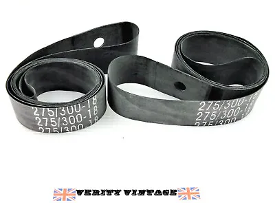 18  18 Inch Motorcycle Wheel Rim Tapes 1 PAIR BSA Triumph Norton AJS Matchless • $6.53