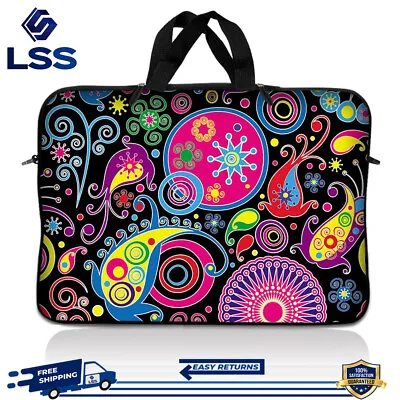 $17.95 • Buy 17.3” 17.4” Neoprene Laptop Notebook Sleeve Bag Case Pouch Handle 16  17  Design