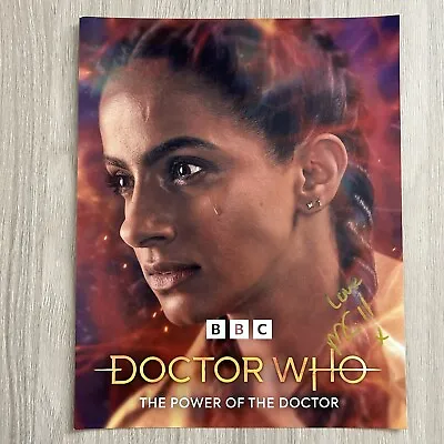 £35 • Buy Mandip Gill - Genuine Hand Signed 8x10 Photo - Autograph - Doctor Who