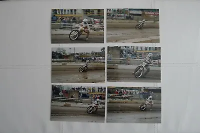 COVENTRY BEES 1990'S SPEEDWAY ACTION PHOTOS X6 SPEEDWAY 6x4 PHOTOS    Lot4 • £3