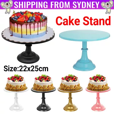 25cm Cake Stand Iron Cupcake Wedding Dessert Bar Party Round Pedestal Fruit Tray • $12.45