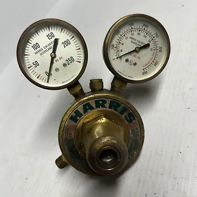 Harris Calorific 92-100 Multi-Stage Dual Gauge Gas Regulator. No Valve Handle • $35