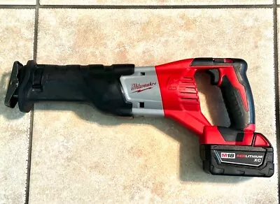 Milwaukee 2620-20 M18 Cordless Sawzall Reciprocating Saw With 18V XC Battery • $100