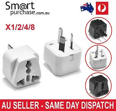 $13.39 • Buy 1/2/6/8 X Universal UK USA EU AU Power Plug Outlet Converter Travel Adapter W