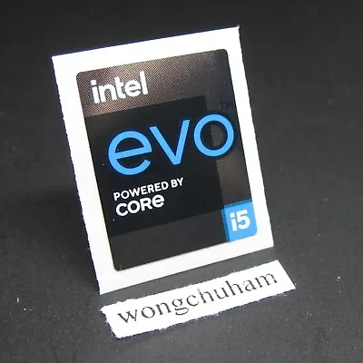 Intel Evo Powered By CORE I5 Sticker 18mm X 23mm #202211242233  • $2.22