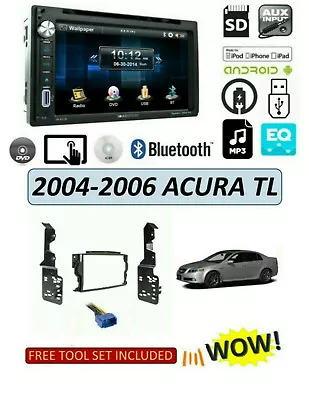 NEW 2004-2006 ACURA TL Car Stereo Kit BLUETOOTH TOUCHSCREEN DVD • $185