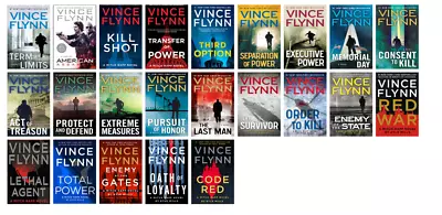 Complete Set Series - Lot Of 23 Mitch Rapp American Assassin By Vince Flynn 1-23 • $152