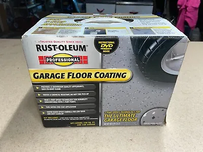 Rust-oleum Professional Garage Floor 2 Part Epoxy Coating Gray Semi-gloss 250 Sq • $69.99