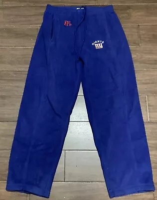 Vintage New York Giants NFL Sweatpants Blue Mens XL With Pockets • $14.99