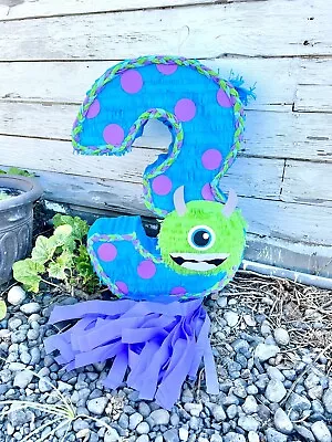 Monster Inc Number Three Piñata Monsters Party Birthday • $49