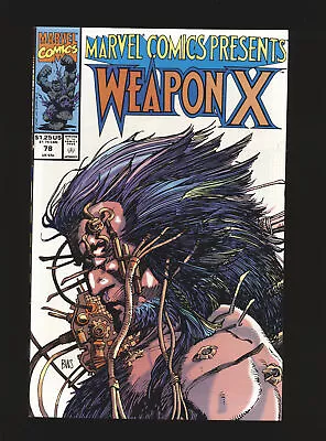 Marvel Comics Presents # 78 - 1st Brief Wolverine Weapon X Design NM- Cond. • $3