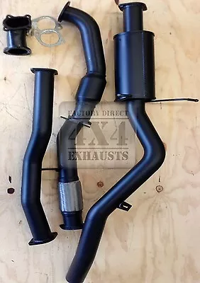 3  409 Stainless Steel Exhaust System For Nissan Navara D22 3.0L Dual Cab  • $1285