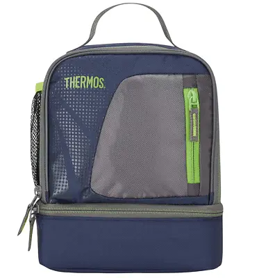£11.45 • Buy Thermos 148838 Radiance Dual Compartment Insulated Lunch Case, Navy, Cool Bag