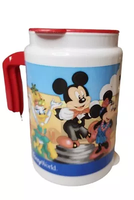 Disney Mickey Mouse Friends Whirley Plastic Travel Mug Cup • $8.76