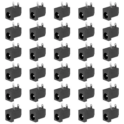 5.5x2.5mm DC Power Connector 30 Pack 3 Pin PCB Mounting Female Plug Jack • $15.76