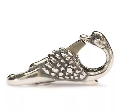 Retired Trollbeads Swan Clasp/lock Taglo-00006 925 Sterling Silver Laa • $45