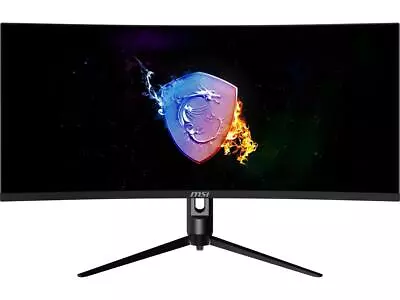 MSI MAG342CQPV 34  UWQHD 3440 X 1440 (2K) 100 Hz HDMI DisplayPort Audio Curved • $259.99