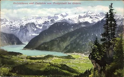 Hallstattersee And Dachstein From Pfarrstuhl Near Goisern (Austria) Postcard • $5.95