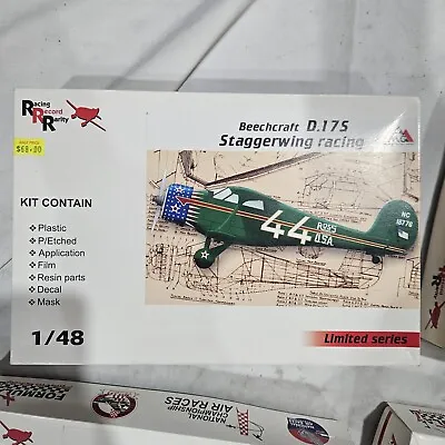 Racing Record Rarity 1/48 Beechcraft D.17s Staggerwing Racing No48503 Box 32 • $68