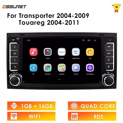 For VW Transporter Carplay 4~Core Android Car Navi Radio Stereo FM BT GPS WIFI • $124.90