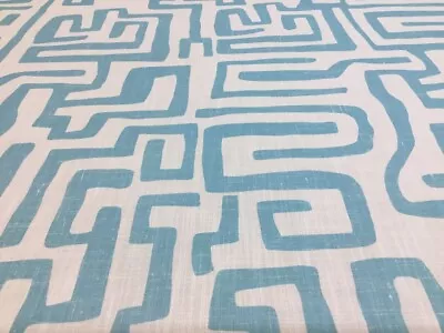 £20.50 • Buy Andrew Martin Curtain Fabric “reef Outdoor” 1m Lagoon - Indoor/outdoor Fabric