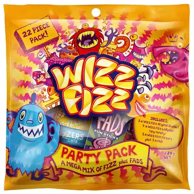 Wizz Fizz Party Pack 229g • $9.95