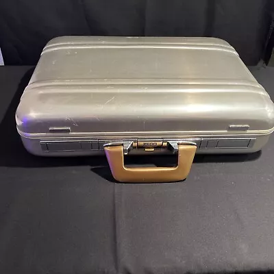 Vintage Zero Halliburton Briefcase - Leather Interior - Combo Locking Metal Case • $45