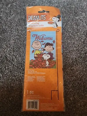 Peanuts Welcome Fall Garden Flag • $19.99