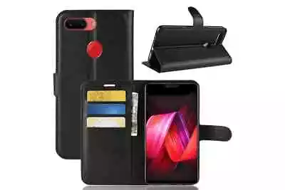 💛OPPO R15 Pro Top Class Magnetic Wallet Leather Cover Case • $18.98