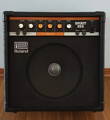 Roland Spirit 25A Guitar Amplifier In Excellent Condition - Made In Japan • $165