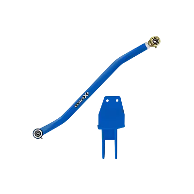 Core 4x4 Double Sheer Track Bar W/ Bracket Crawl Front Fits Jeep XJ/MJ - Blue • $316.75