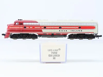 N Scale Life-Like 7192 RI Rock Island  Rocket  EMD E8A Diesel Locomotive #652 • $89.95