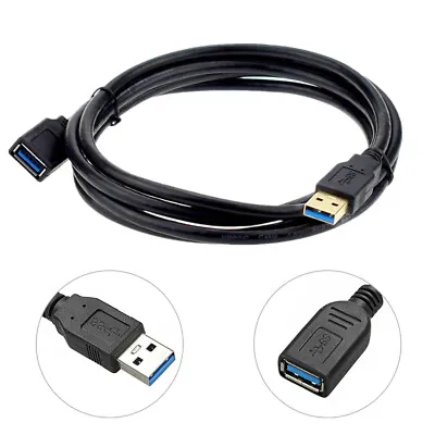 $6.51 • Buy Usb 3.0 Superspeed Extension Cord Data Cable Male To Female For Fast Work