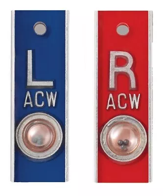$52 • Buy Aluminum X-Ray Markers With Bead Positioners - L/R Set 5/8 , Personalized