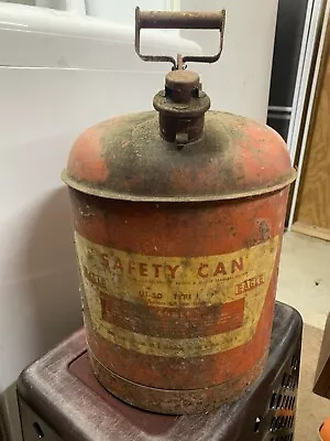 Vintage Eagle Safety Gas Can 5 Gallon Ui-50 Type 1 Fair Condition • $29.95