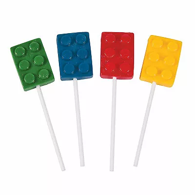 $16.51 • Buy Color Brick Lollipops, Party Favors & Decorations, 12 Pieces