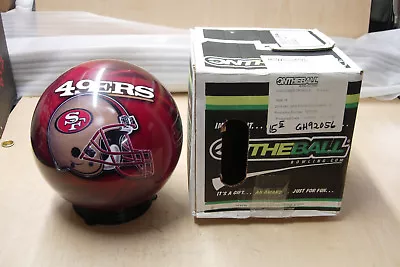 15# 5oz TW 2.6  NIB 2013 Style VIZ-A-BALL NFL San Francisco 49ers Bowling Ball • $200