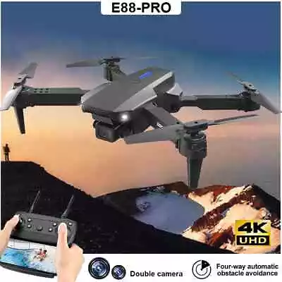 RC Drone With 4K HD Dual Camera WiFi FPV Foldable Quadcopter Aircraft +4 Battery • $26.99