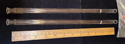2 Vintage Kimax Tubes E11 11/300 Mm Long Tubes With 1 Plastic Stopcock USA • $15